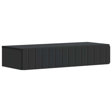 Zidni stol, 87,5 x 34,5 x 17 cm, crna