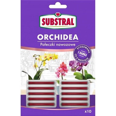 SUBSTRAL Štapići za orhideje, kruto gnojivo, 10/1