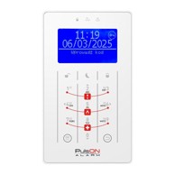 BCS Tipkovnica sa zaslonom PulsON LCD(BLU)/S WH, bijela