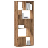 Regal za knjige boja hrasta 67 x 24 x 161 cm konstruirano drvo