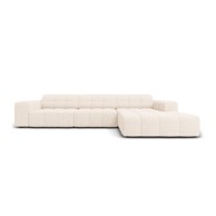 COSMOPOLITAN DESIGN Krem kutna garnitura (s desnim kutom) Chicago, 284x166x70,05 cm