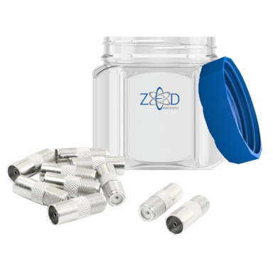 ZED electronic Konektor F-Ženski na RF-Ženski, 50 komada