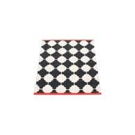 PAPPELINA Unutarnji i vanjski tepih Marre Black Coral 70x90 cm, crno-bijeli