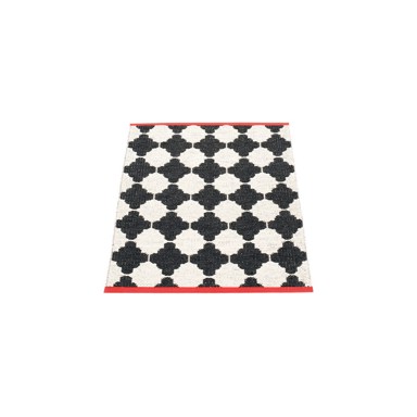 PAPPELINA Unutarnji i vanjski tepih Marre Black Coral 70x90 cm, crno-bijeli