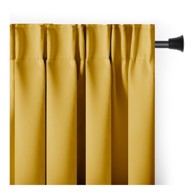 RESTILO Žuta zatamnjujuća/termo izolacijska zavjesa 140x245 cm Pleat