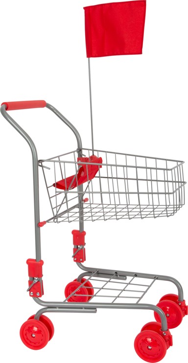 Dječja kolica za kupnju, siva