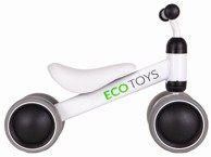 ECOTOYS Dječji mini bicikl guralica bijeli