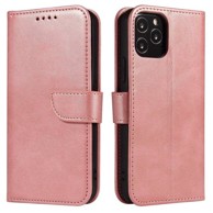 Elegantna torbica Magnet Case za Xiaomi Redmi Note 10 / 10S / Poco M5s, roza