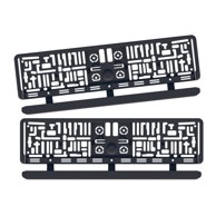 Okvir auto tablica crni