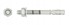 RAWLPLUG R-XPT Trakasti anker M12x80 mm, ugljični čelik, elektrocinčano, opcija 7