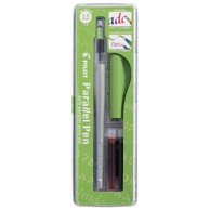 PILOT Nalivpero za kaligrafiju Parallel Pen FP3-38-SSN, 3,8 mm, sivo/zeleno