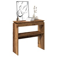 Konzolni stol Staro drvo 80x30x102 cm Konstruirano drvo