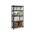 SONGMICS Polica s 5 razina, 30 x 75 x 150 cm, crna