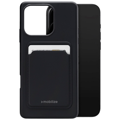 MOBILIZE Cardcase maskica, TPU back cover, Apple iPhone 16 Pro Max, crna