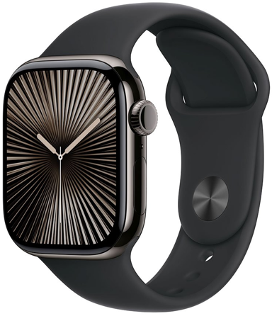 APPLE Watch Series 10 GPS + Cellular 46 mm Slate TC, crna narukvica Sport S/M