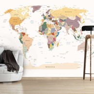 Foto tapeta World Map 100x70