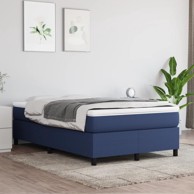 Okvir za krevet plavi 120x200 cm od tkanine
