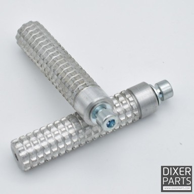 Aluminijski oslonci za noge, 22x100 mm
