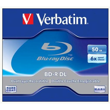 VERBATIM Prazni Blu-ray disk 43748 BD-R, 50 GB, 5 kom