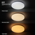 LED stropna svjetiljka, 12 W, CCT, IP20, mat poklopac