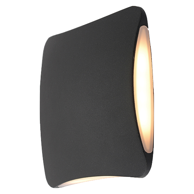 GREEN TECH LED fasadna zidna svjetiljka Florida 12 W 3000 K IP65, crna