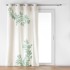 DOUCEUR D'INTÉRIEUR Bijela/zelena zavjesa 140x260 cm Nymphea