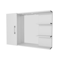 PROGETTO Ogledalo Clivia bijeli 80