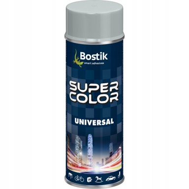 BOSTIK Univerzalna boja u spreju Super Color 400 ml, svijetlosiva