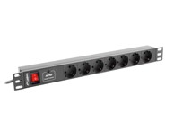 LANBERG Napojna traka PDU rack 1U