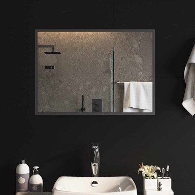 LED kupaonsko ogledalo, 70 x 50 cm, prozirno