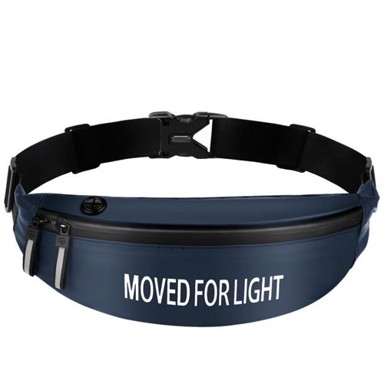 Vodootporni pojas za trčanje s izlazom za slušalice, tamnoplava