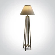 ONE LIGHT Stajaća svjetiljka 1x e27 drvo+bež širm dm61118a