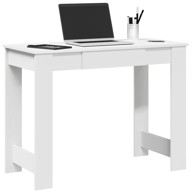 Stol, bijeli, 100x45x75 cm Konstruirano drvo