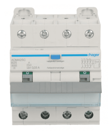 RCBO 4P B25A 0,03A Tip A 6kA RCBO ADM425C