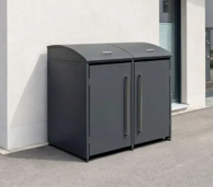 WESTMANN Moderna 2 Metalno spremište za 2 kante 240 L, antracit