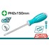 TOTAL Križni odvijač One-Stop Tools PH2x150 mm, crveni