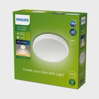 PHILIPS plafonjera Doris 6 W, 2700 K, IP54, bijela