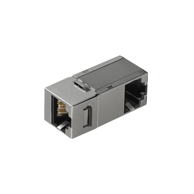 MAXTRACK Spojnica RJ45 CAT6A TI 64Q, STP, 90°
