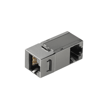 MAXTRACK Spojnica RJ45 CAT6A TI 64Q, STP, 90°
