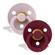 BIBS Duda varalica, lateks, okrugle, veličine 1, ružičasta/šljiva