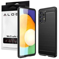 Maskica za Samsung Galaxy A73 / A73 5G, oklopna, karbon uzorak, crna