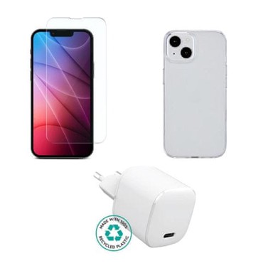 ESTUFF ES-KIT-IPH14 USB-C AC punjač, prozirno-bijeli