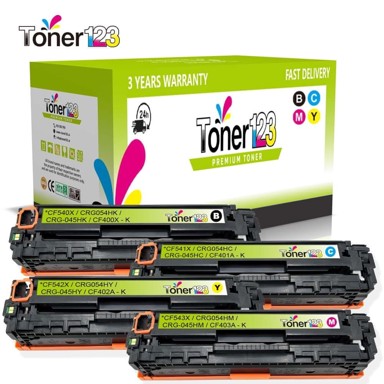 TONER123 Zamjenski toneri komplet HP 203X / CF540X + CF541X + CF542X + CF543X / Color LaserJet Pro M254, MFP M280, MFP M281, crna XL, cijan XL, magenta XL, žuta XL