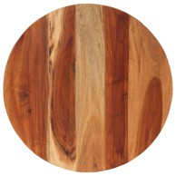 Stolna ploča od masivnog drva bagrema okrugla 15 - 16 mm 60 cm