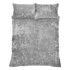 CATHERINE LANSFIELD Posteljina Crushed od samta za bračni krevet 200x200 cm siva