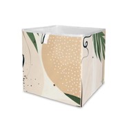 BUTTER KINGS Bež košara za odlaganje od mikrovlakana Abstract Dark, 32 l