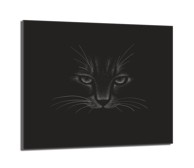 TMK Staklena zaštita za štednjak ili ploču za kuhanje 60x52, mačka