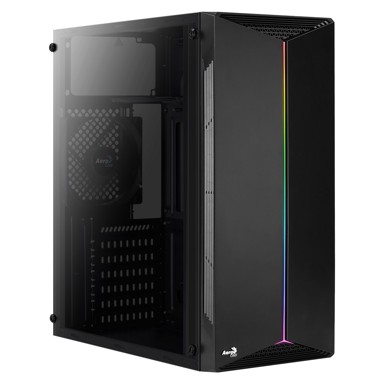 AEROCOOL Kućište Split, mid tower, ATX, prozor, crno