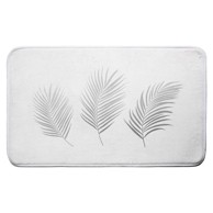 DOUCEUR D'INTÉRIEUR Bijela/u srebrnoj boji kupaonska prostirka 45x75 cm Orbella