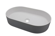 SINK SOLUTION Umivaonik Oval 595x395x120 mm, bijeli